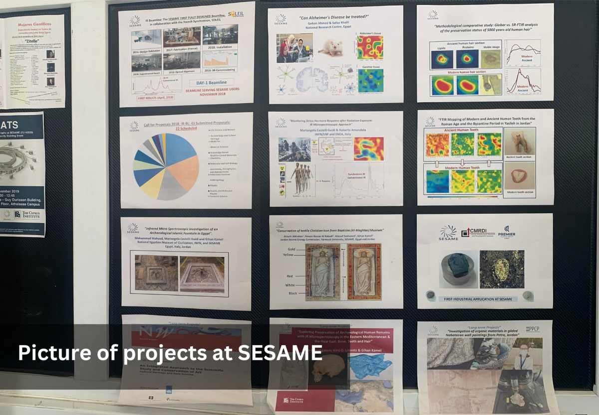 Pictures of projects at SESAME